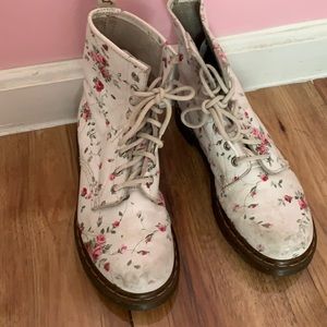 Used Doc Marten Floral boots